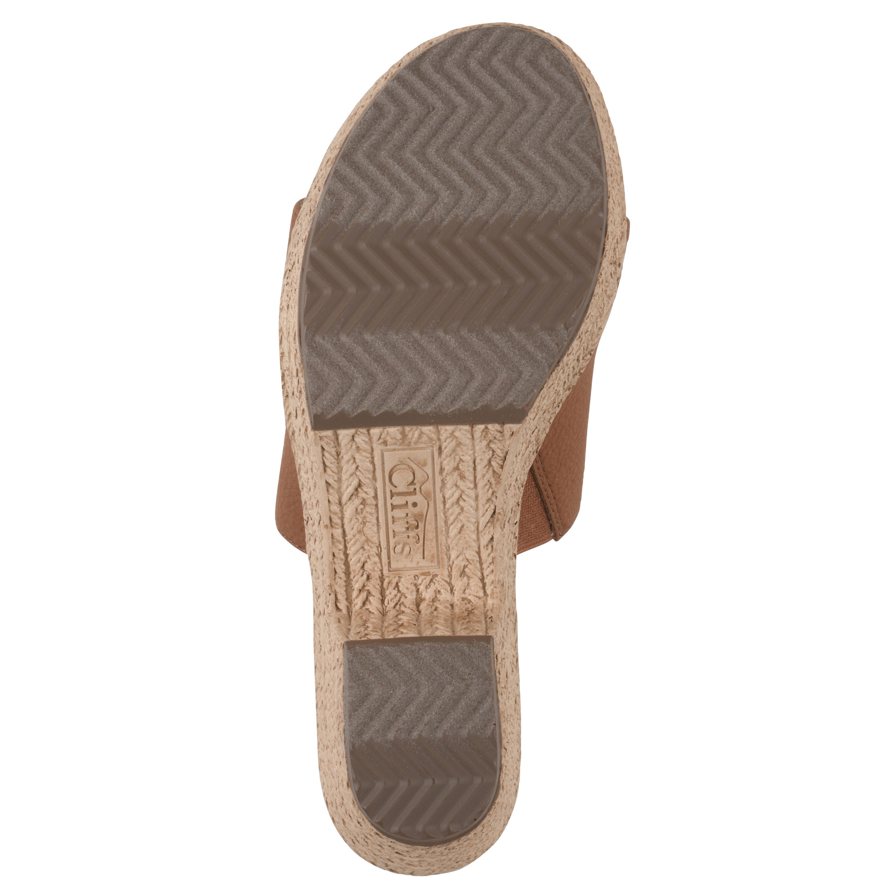 Birkley Wedge Sandal, COGNAC NUBUCK, alternate image number 5
