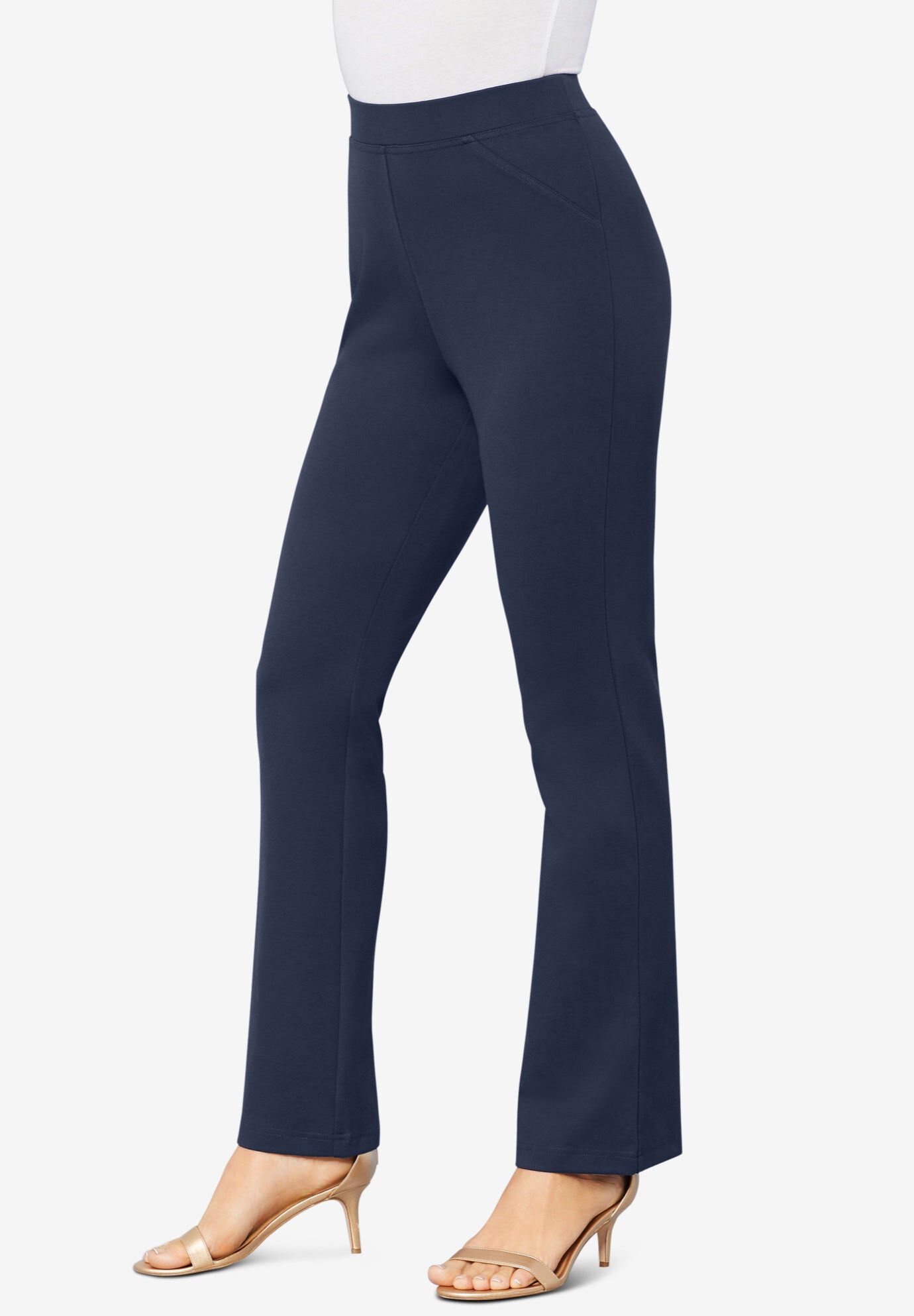 Bootcut Ultimate Ponte Pant, NAVY, hi-res image number 0