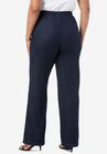 Wide-Leg Pull-On Stretch Jean by Denim 24/7®, , on-hover image number 1