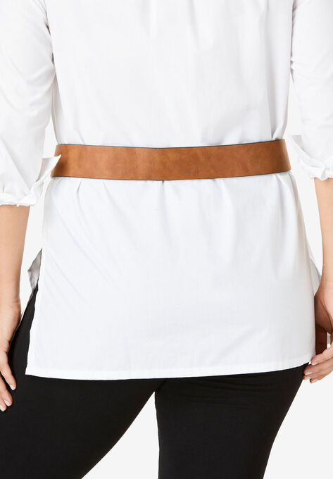 Faux Suede Belt, , on-hover image number null