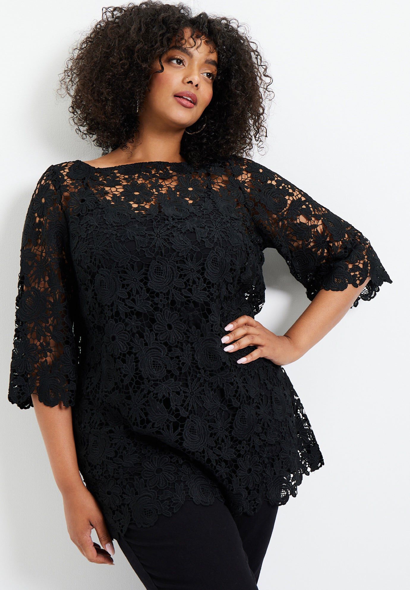 Allover Lace Top
