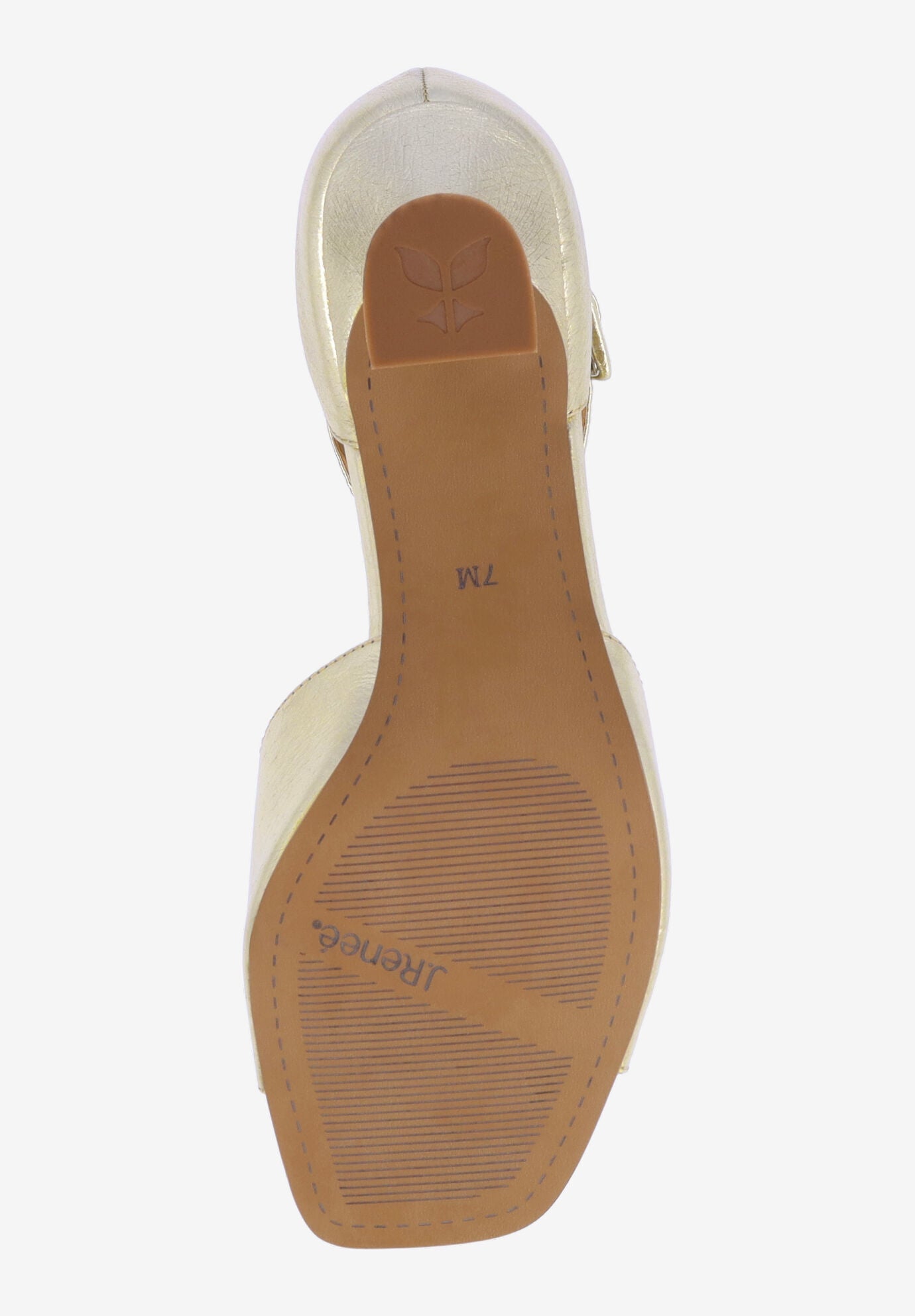 Genevra Ankle Strap Sandal, GOLD, alternate image number 6