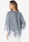 Lace Chambray Tunic, , on-hover image number null