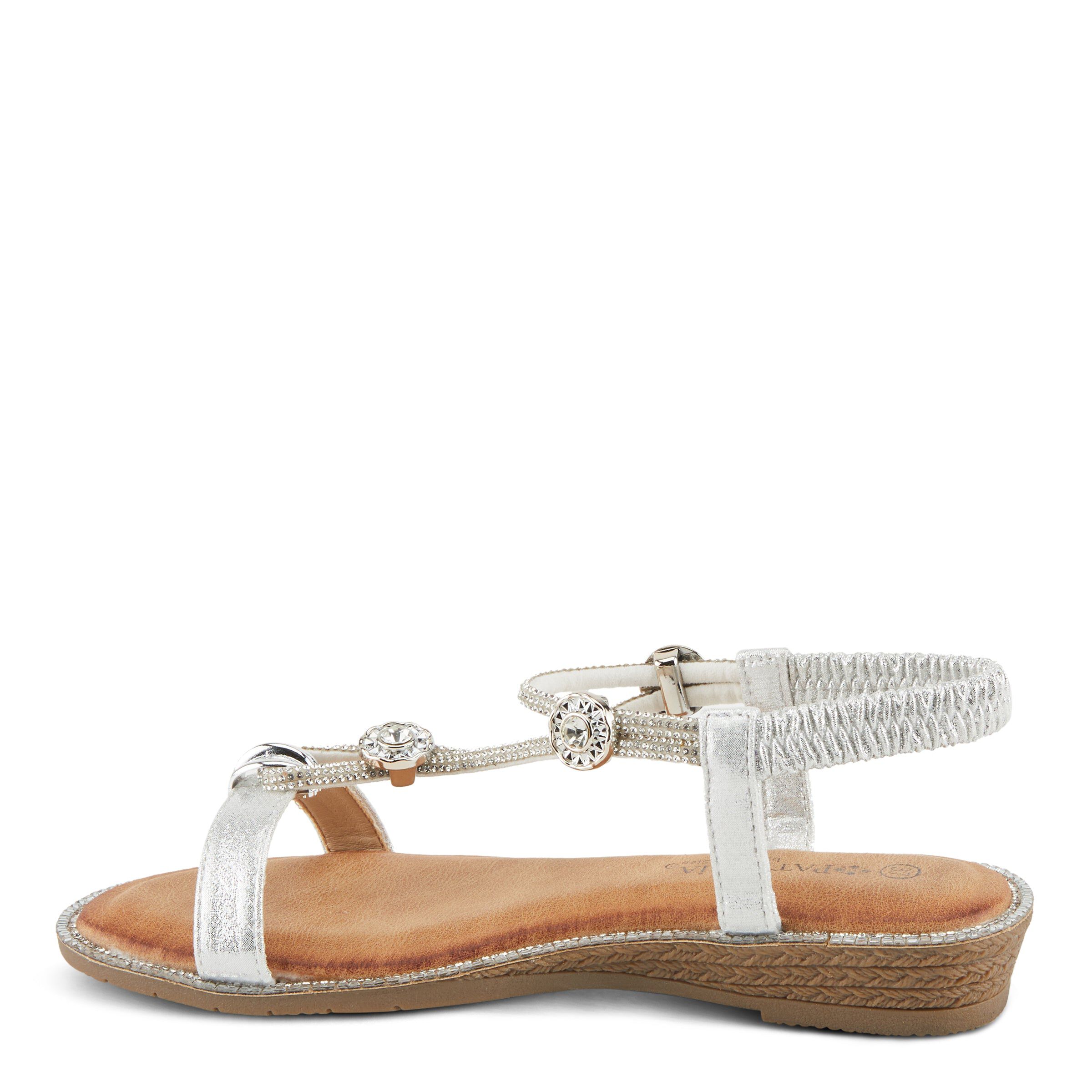 Charmer Flat Sandal, SILVER, alternate image number 2