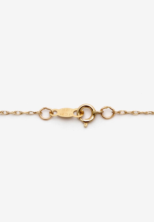 Gold & Sterling Silver Diamond Pendant, , alternate image number null