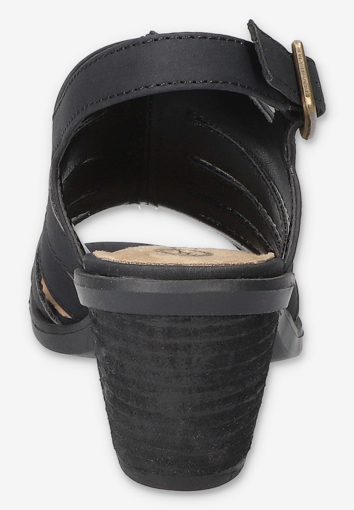 Rhodes Heeled Sandal, BLACK, alternate image number 3