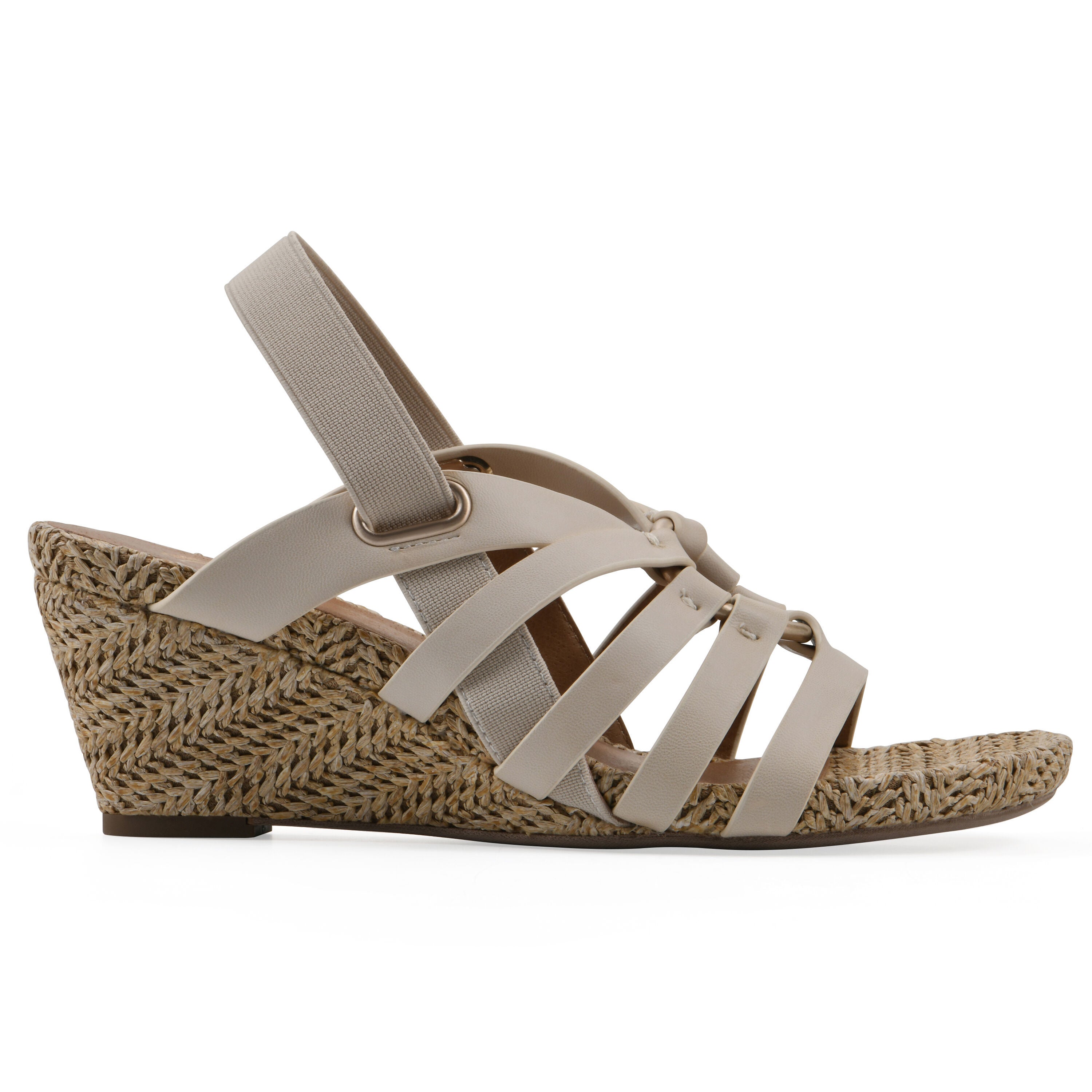 Ataps Wedge Sandal, EGGSHELL SMOOTH, alternate image number 2
