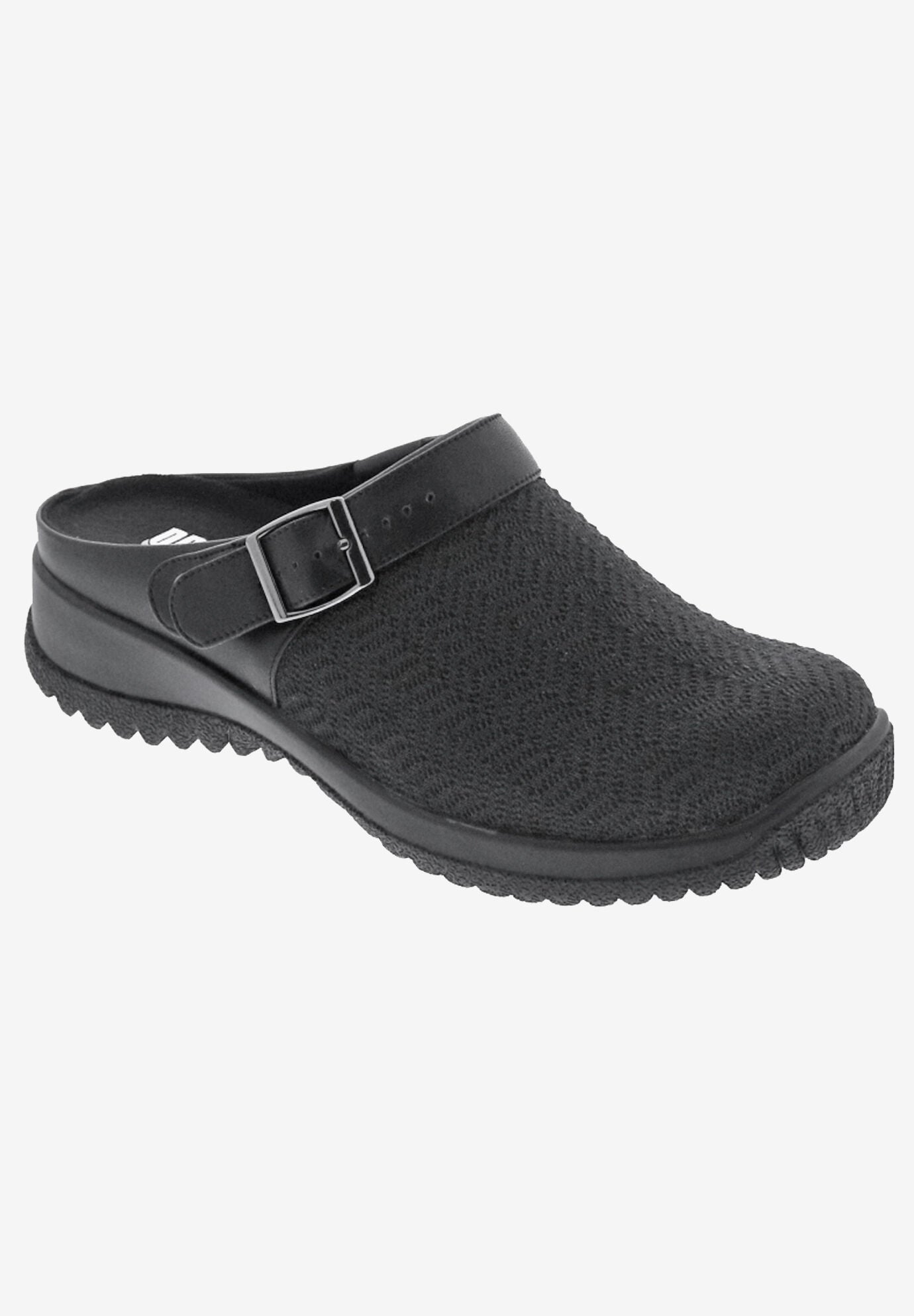 Savannah Convertible Slingback Mule, BLACK WAVY STRETCH, hi-res image number 0