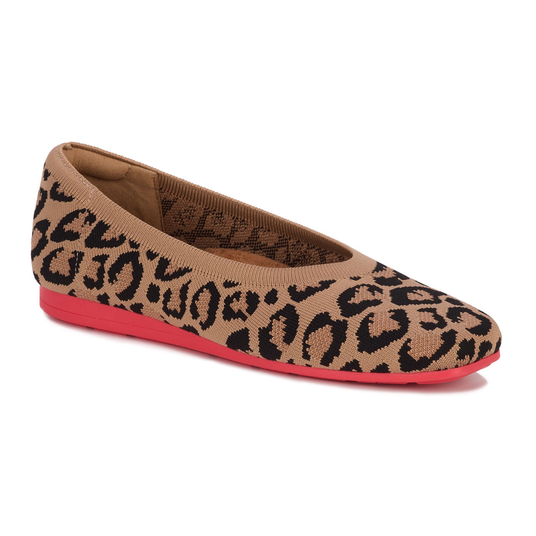 Niki Stretch Knit Flat, LEOPARD PRINT KNIT, hi-res image number 0