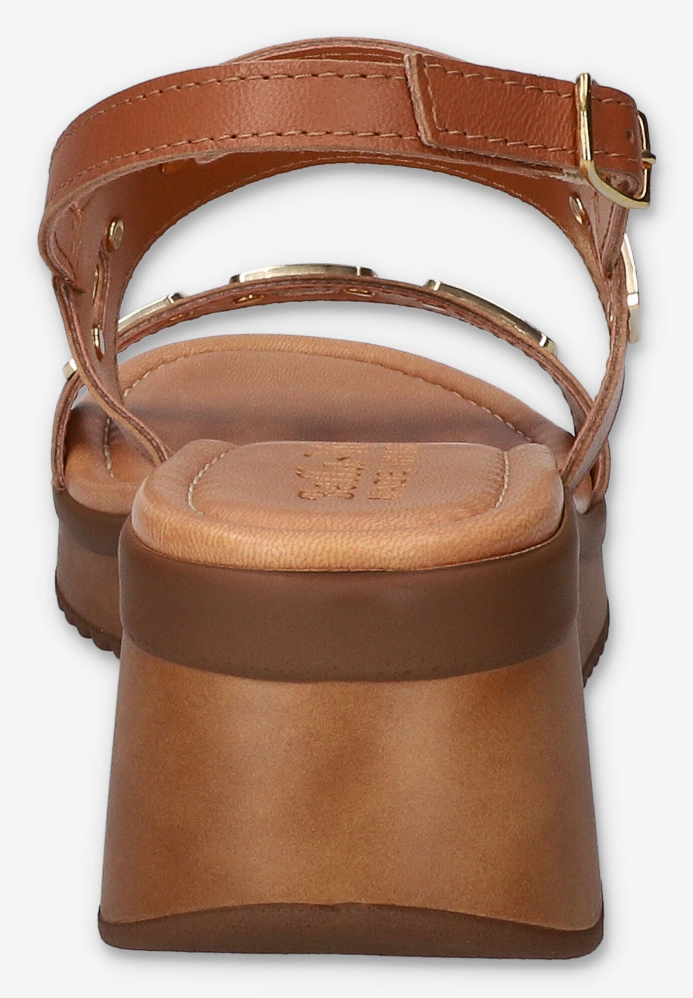 Vic-Italy Wedge Sandal, WHISKEY LEATHER, alternate image number 3