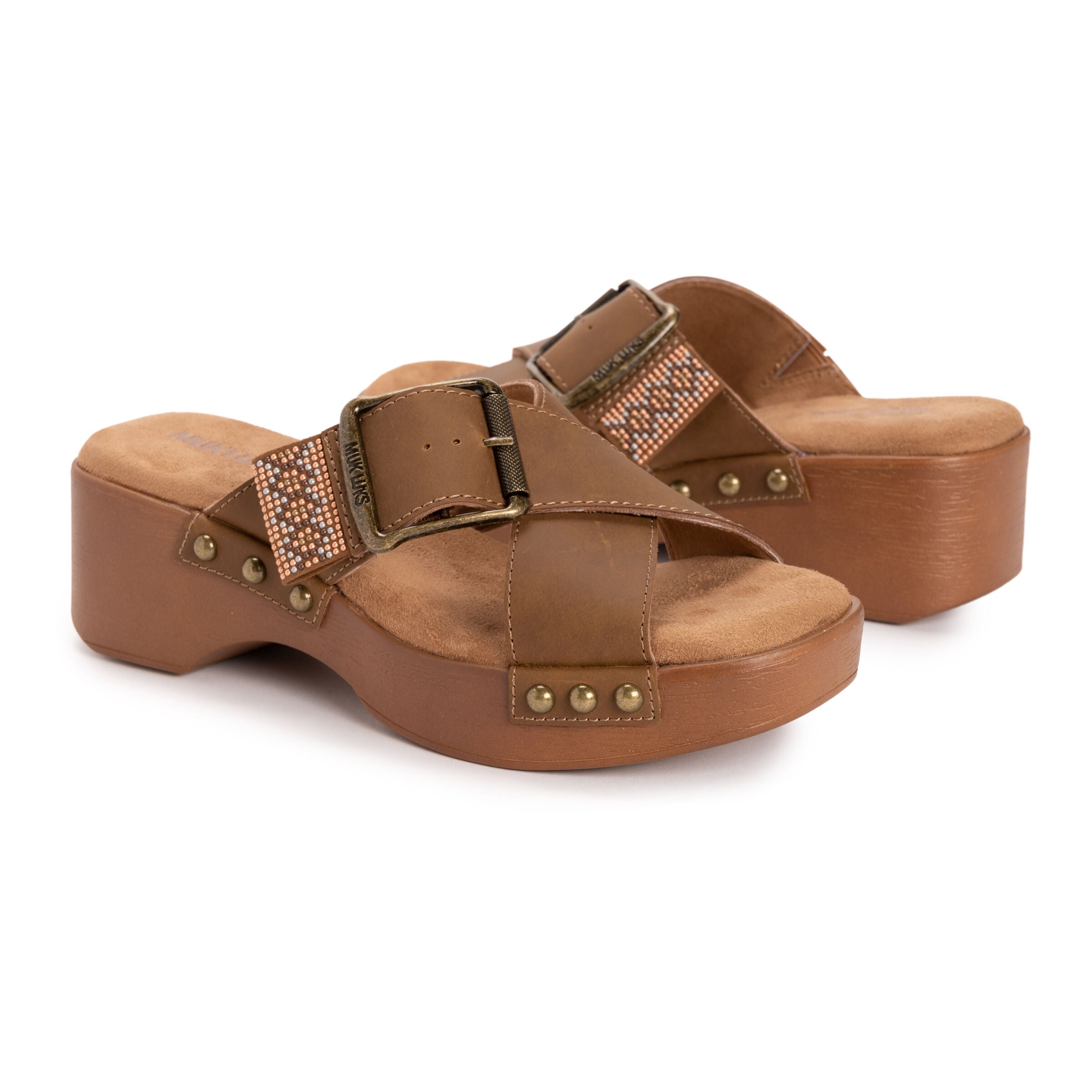 Charlotte Sandal, BROWN CRAZY HORSE, alternate image number 2