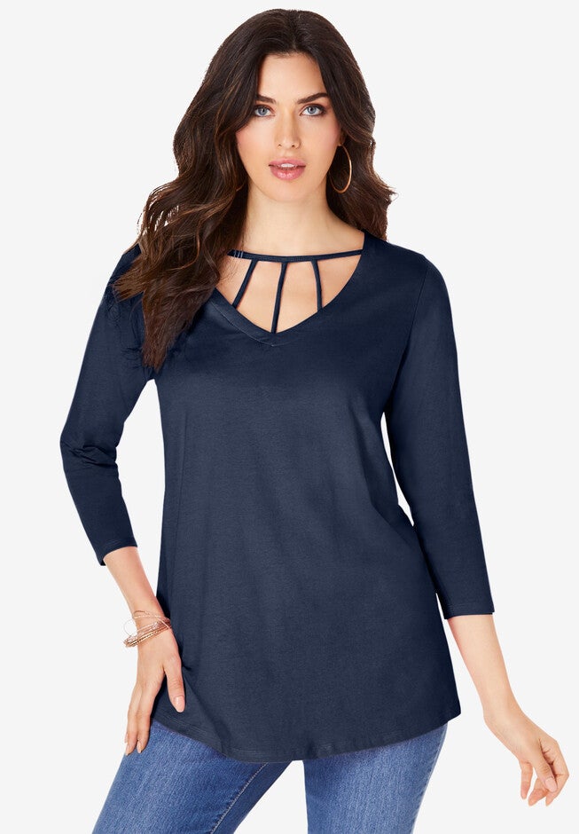 Strappy Ultimate Tee, NAVY, hi-res image number null