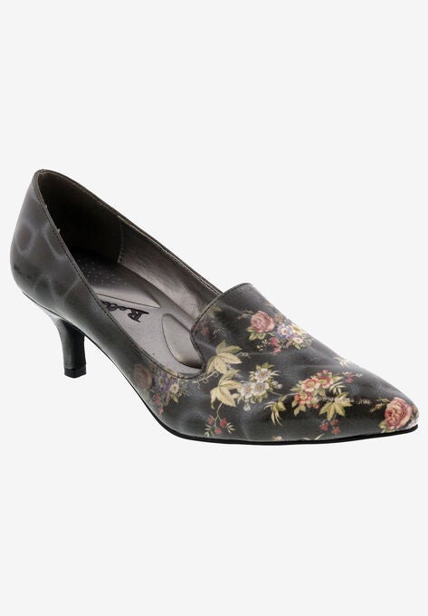Bobcat Kitten Heel Pump, BLACK, hi-res image number null