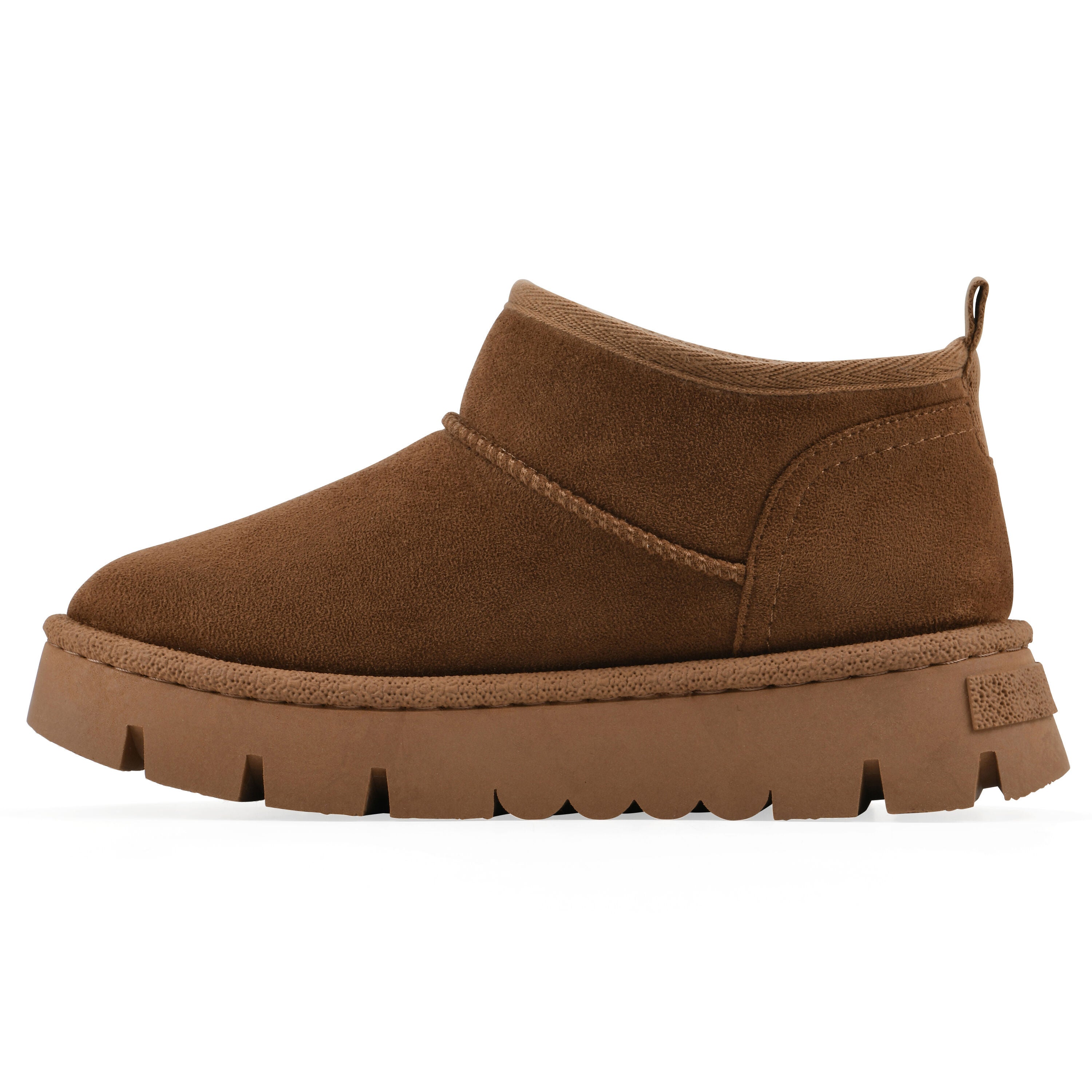 Toree Faux Fur Bootie, CHESTNUT, alternate image number 3