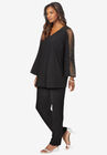 Ultrasmooth® Fabric Embellished Pant Set, , alternate image number null