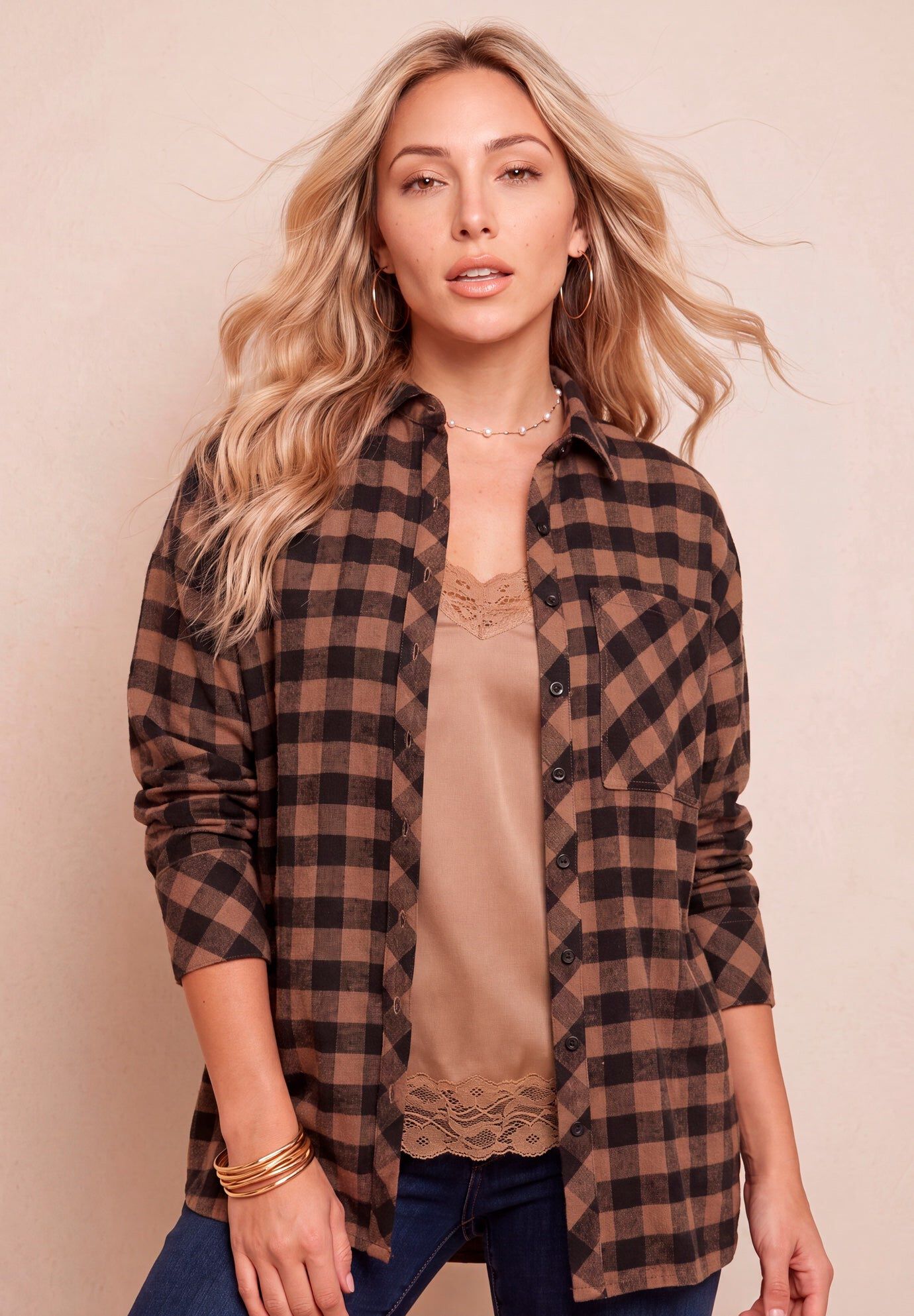 Plaid Flannel Tunic