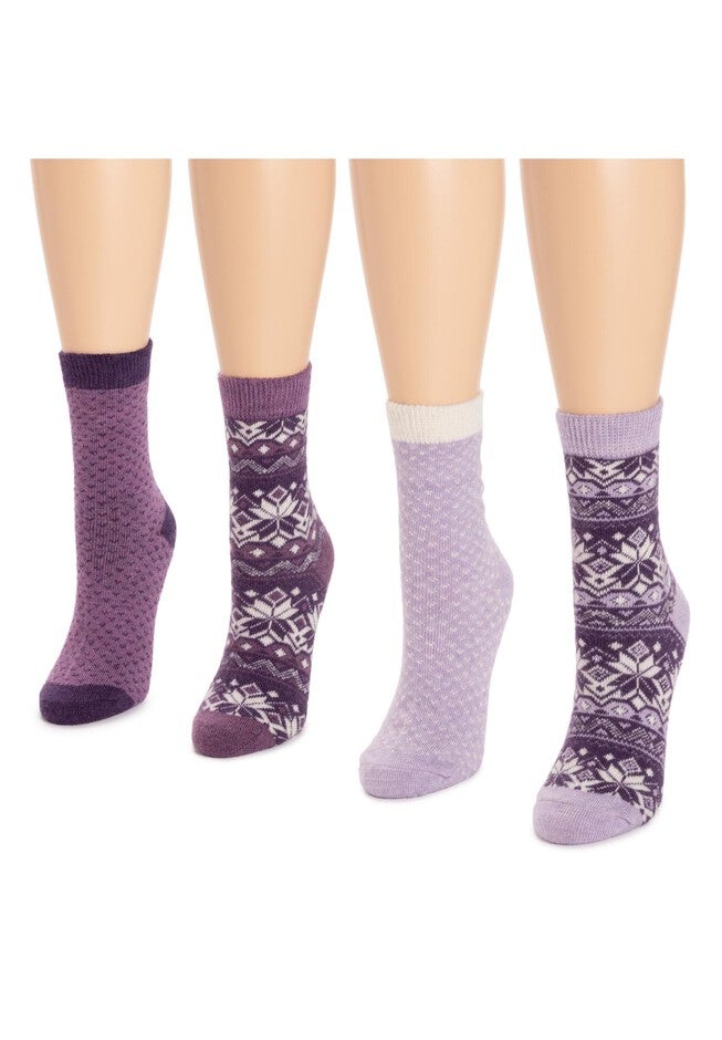 4 Pack Holiday Boot Socks, , alternate image number 6
