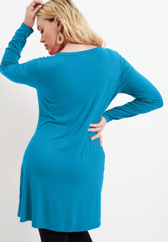 Keyhole Wrap Tunic, , on-hover image number null