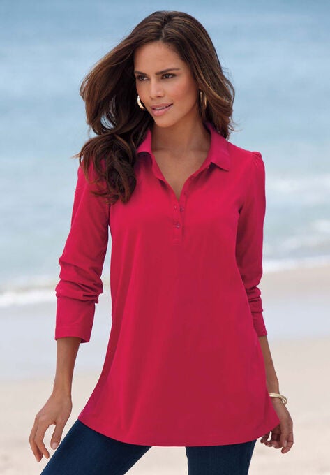 Long-Sleeve Polo Ultimate Tee, , alternate image number null