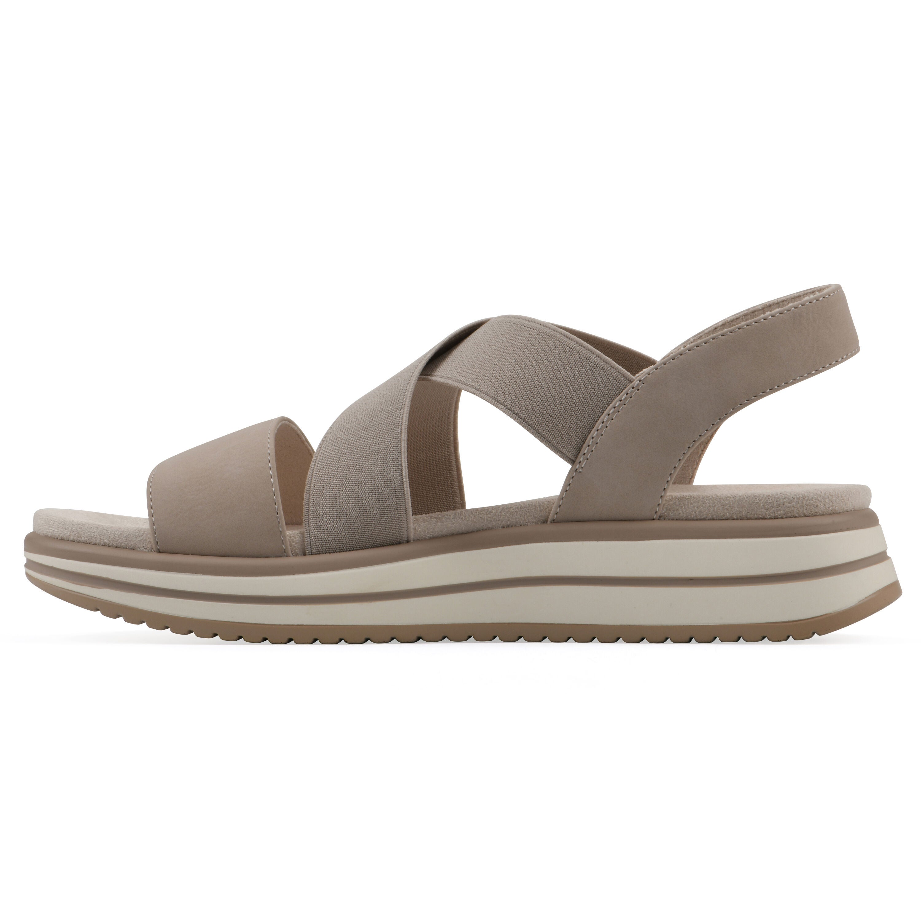 Hapley Athleisure Sandal, TAUPE NUBUCK, alternate image number 3