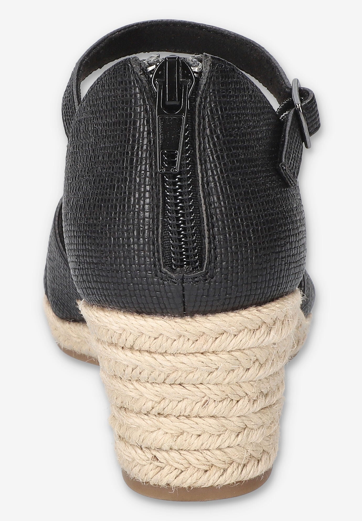 Coast Espadrille Wedge, BLACK LINEN, alternate image number 3