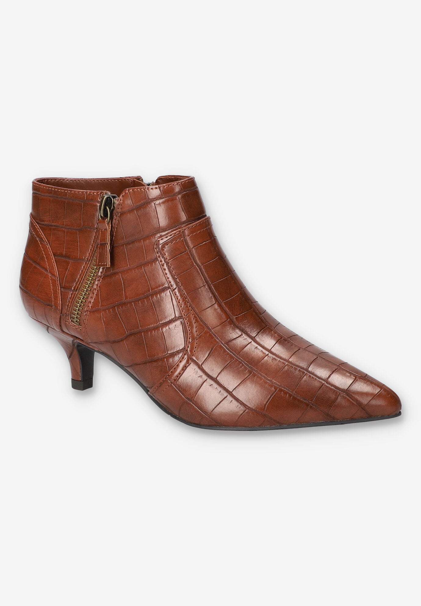 Annalee Dress Ankle Boot, TAN CROCO, hi-res image number 0