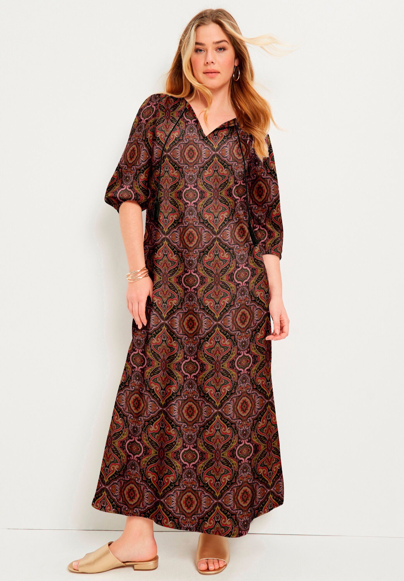 Tilly embellished tassel sales maxi