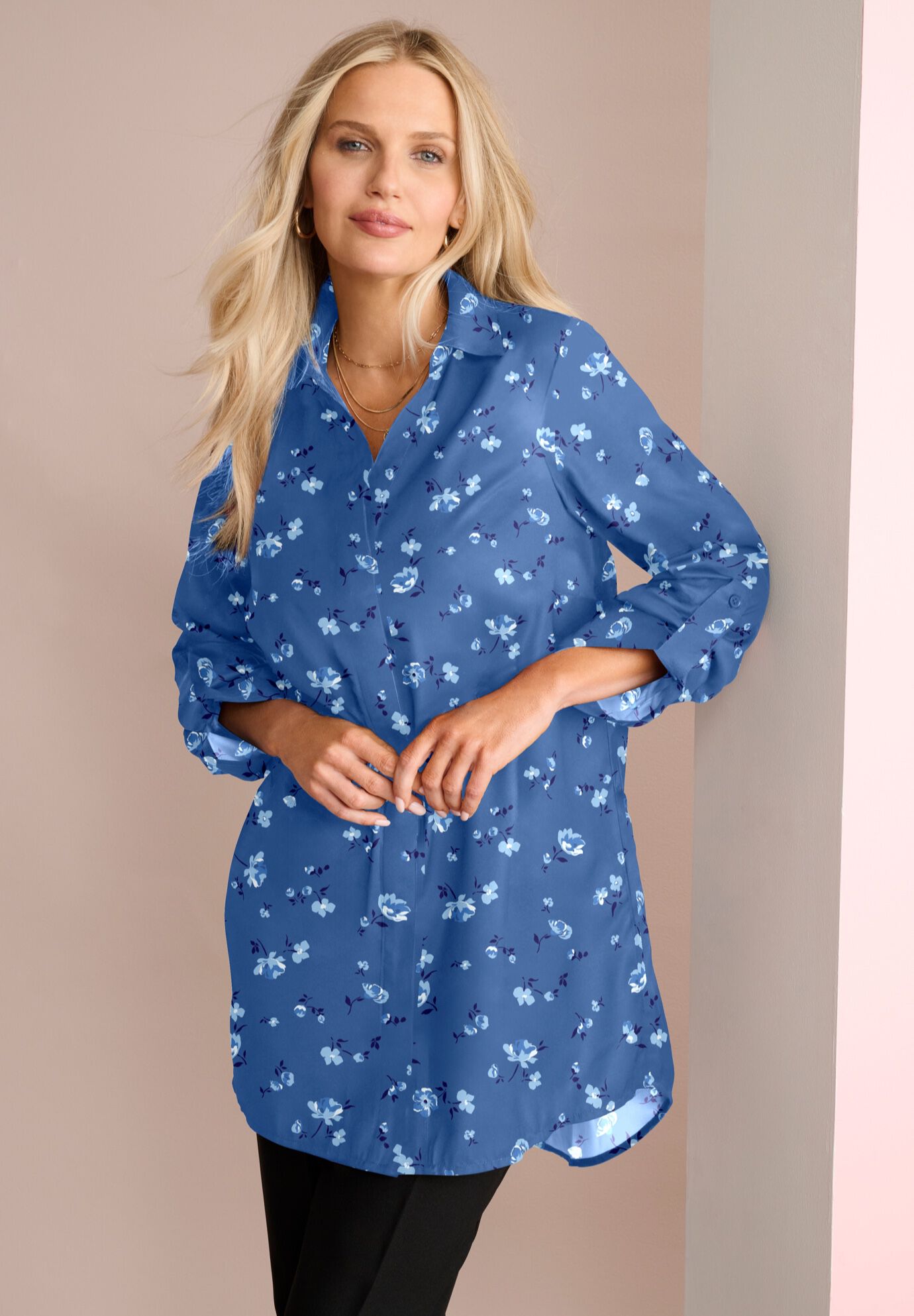 Georgette Big Shirt, , alternate image number 4