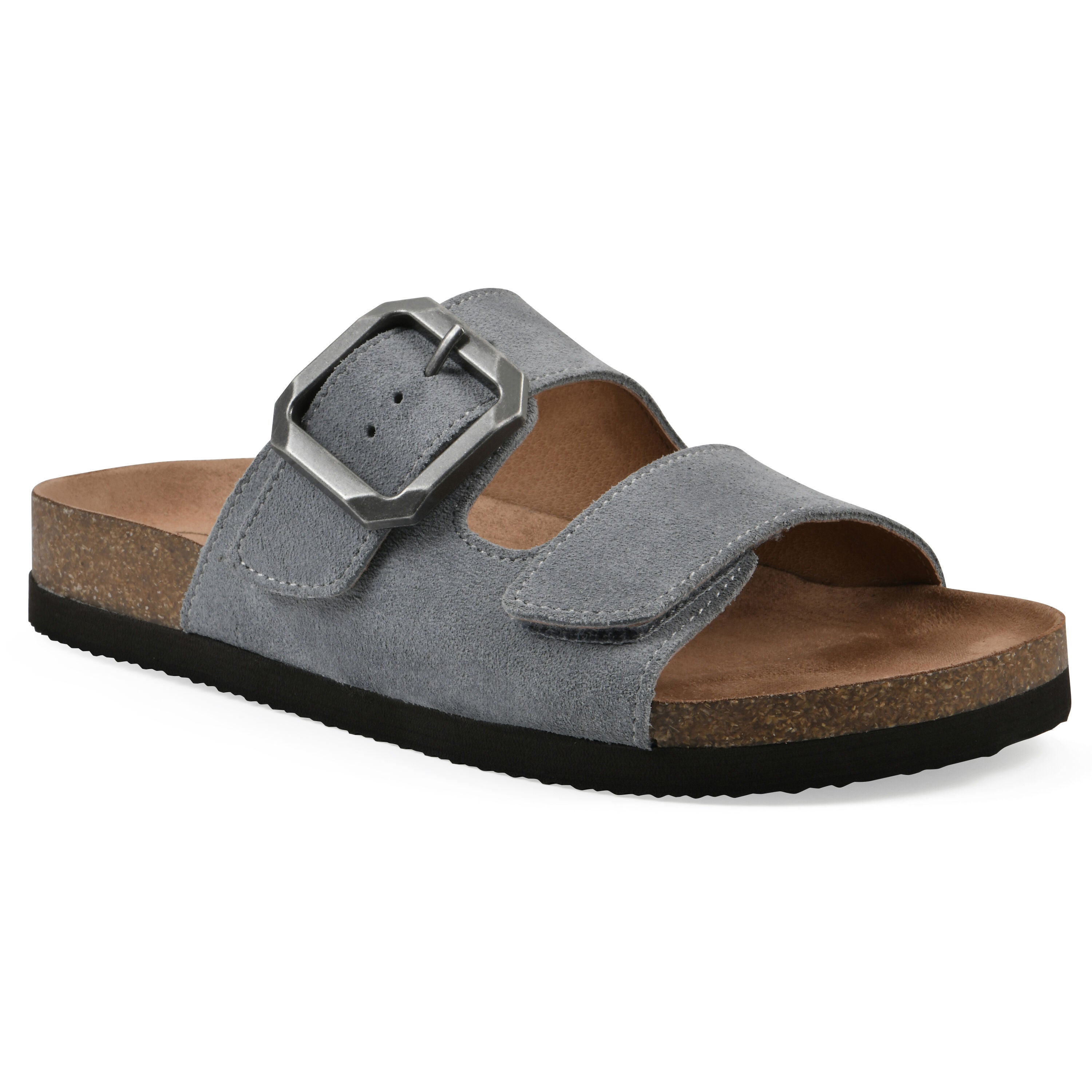 Hayloft Footbeds Sandal, BLUE SUEDE, hi-res image number 0