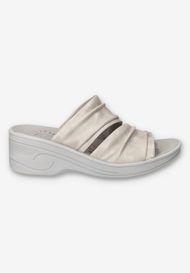 Seeker Wedge Sandal, SILVER, alternate image number 2