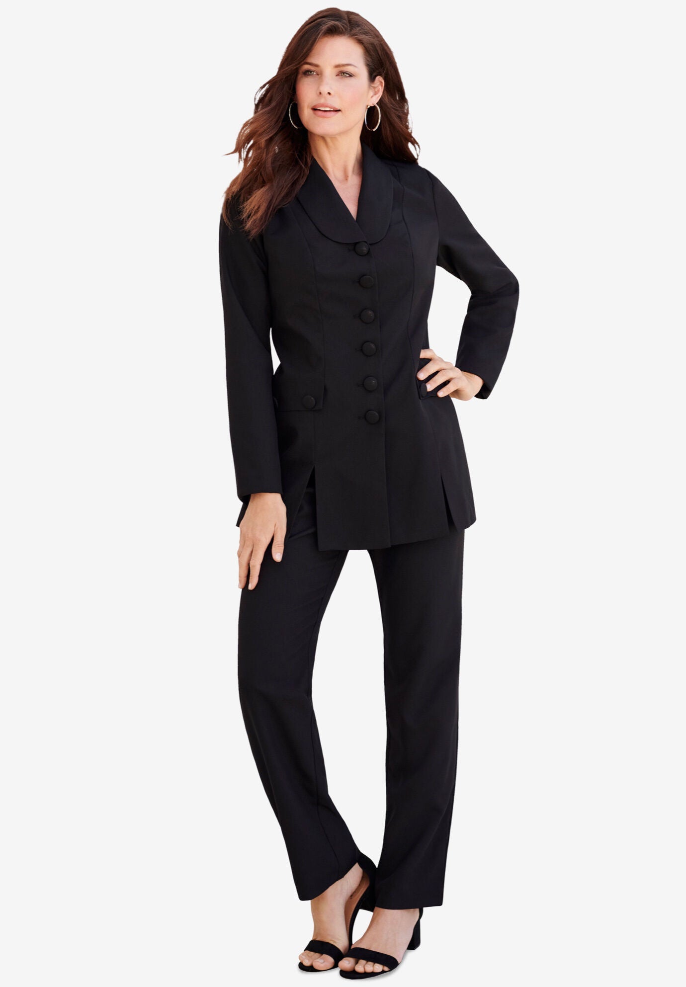 Roamans plus size pant suits online