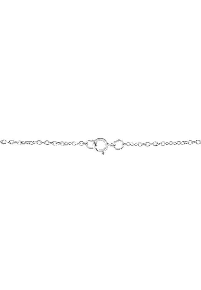 Sterling Silver Diamond Accent Libra Zodiac Key Pendant Necklace, , alternate image number null