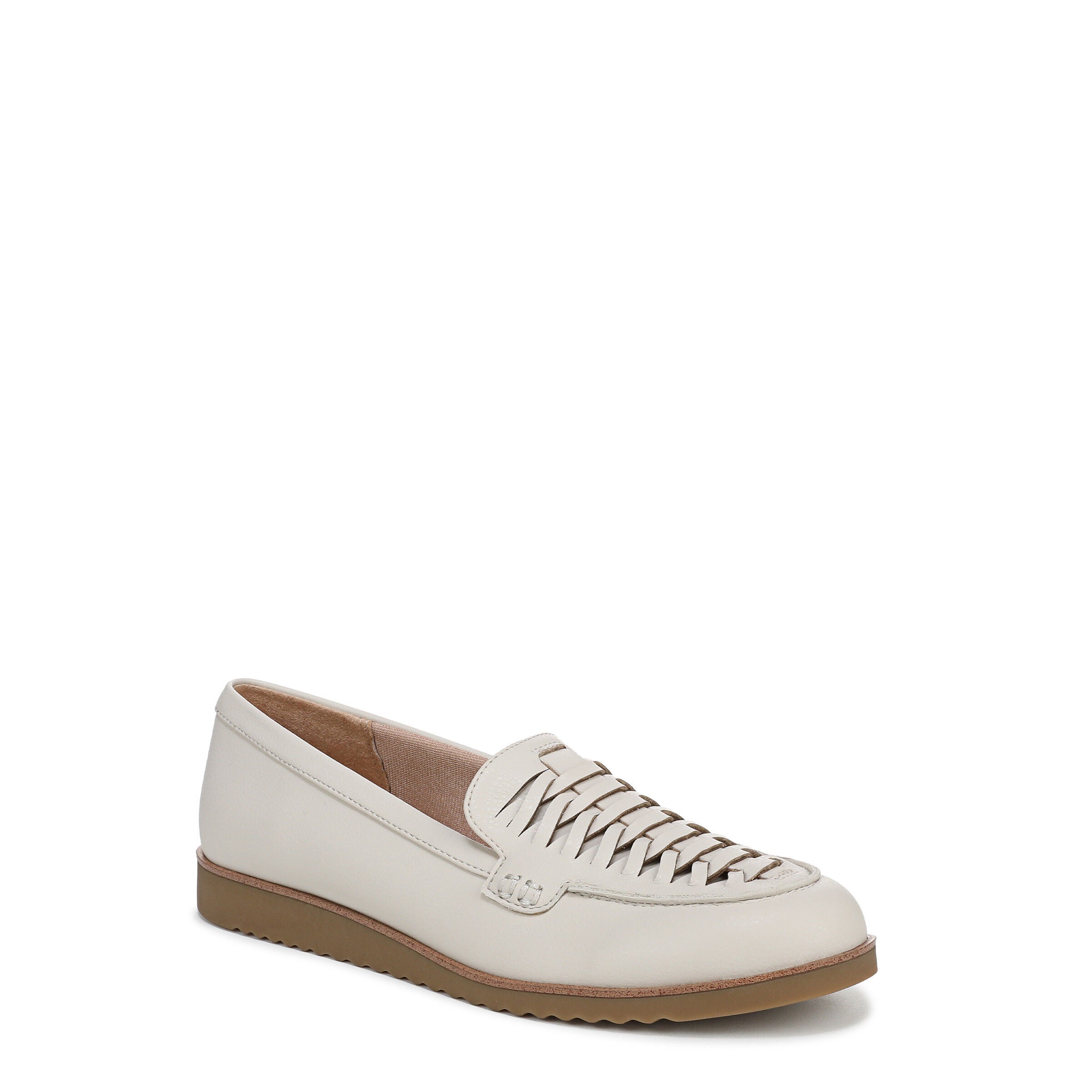 Zoey Flat, WHITE LEATHER, hi-res image number 0