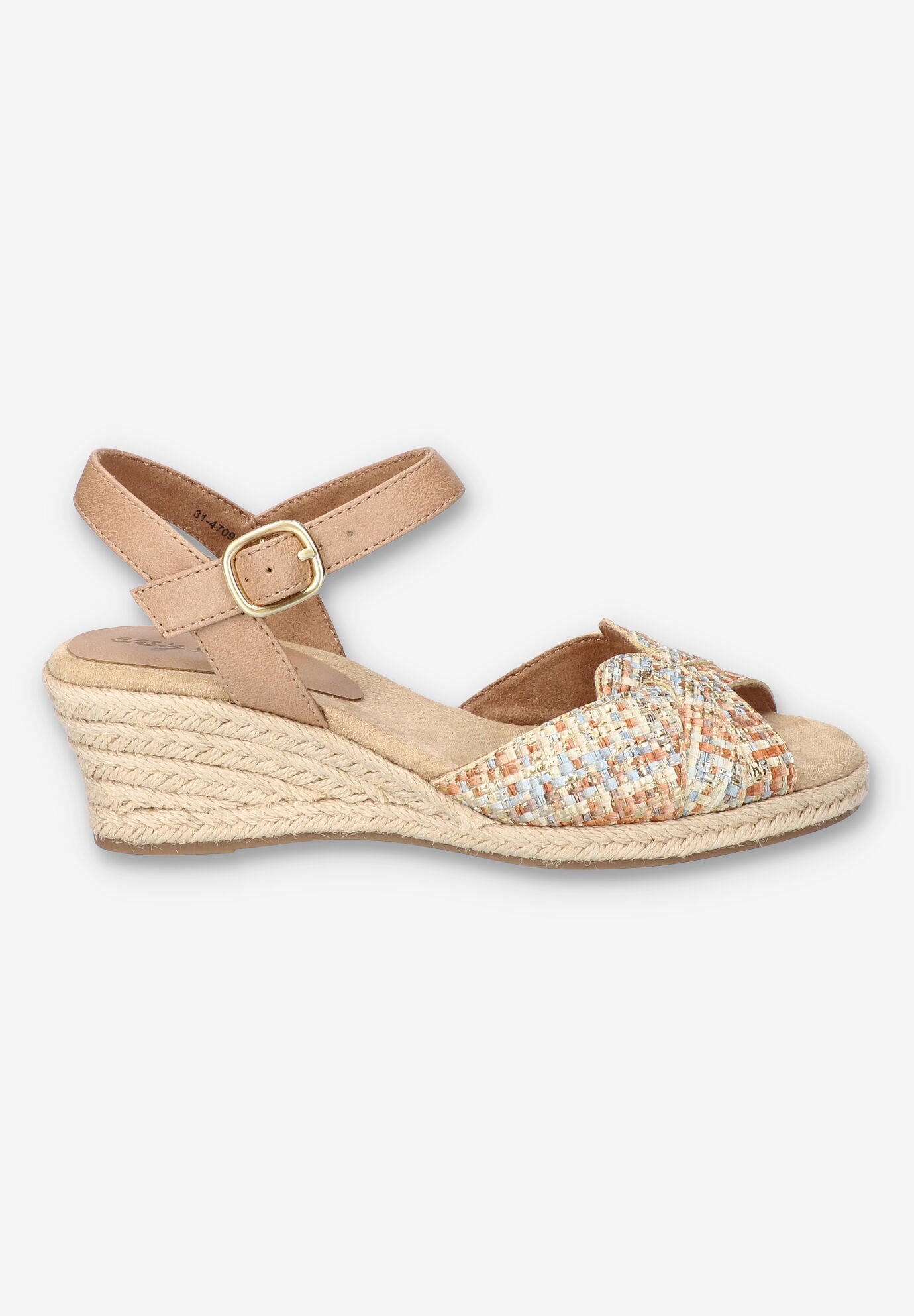Miramar Espadrille Wedge Sandal, PASTEL MULTI WOVEN, alternate image number 2