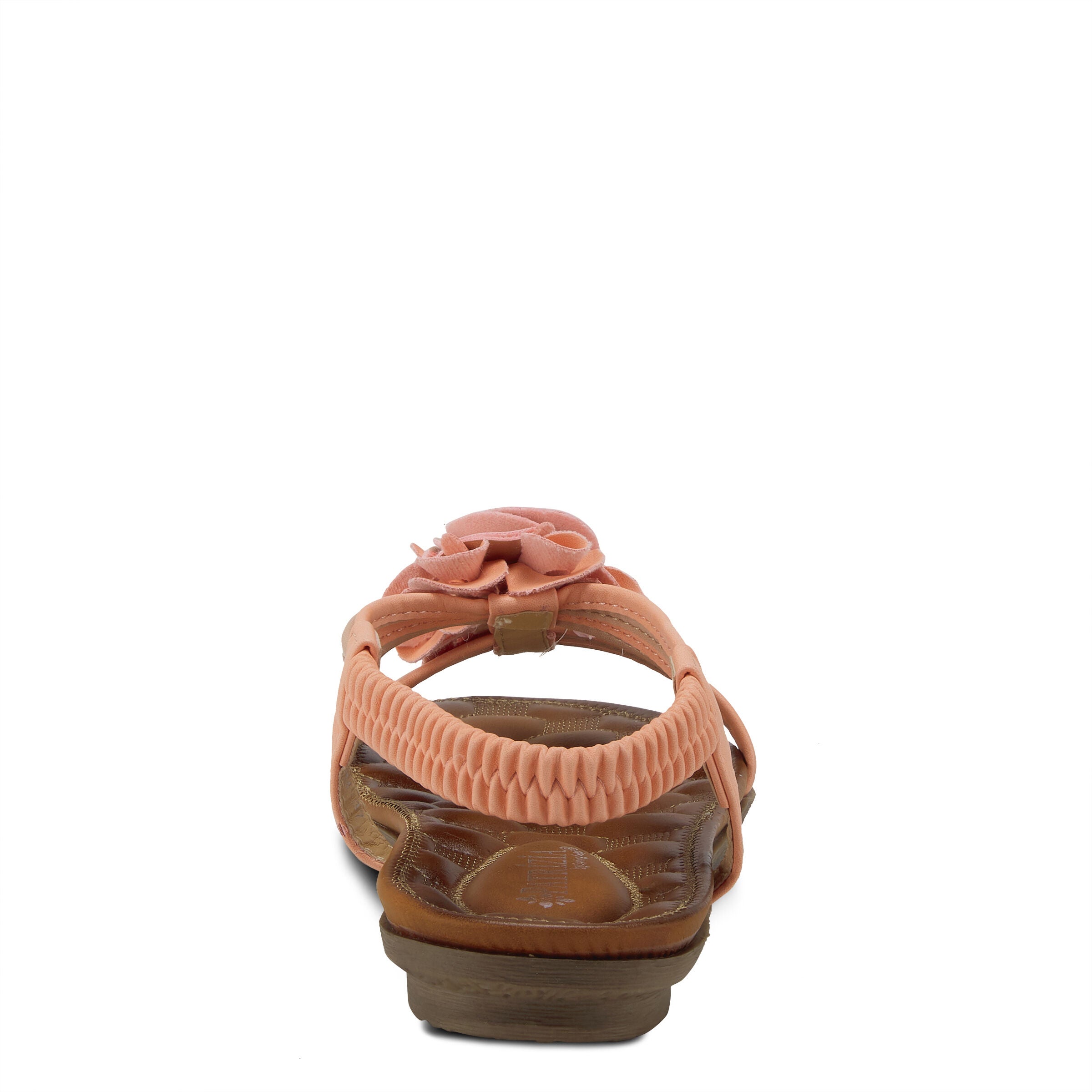 Nectarine T-Strap Thong Sandal, PEACH MULTI, alternate image number 4