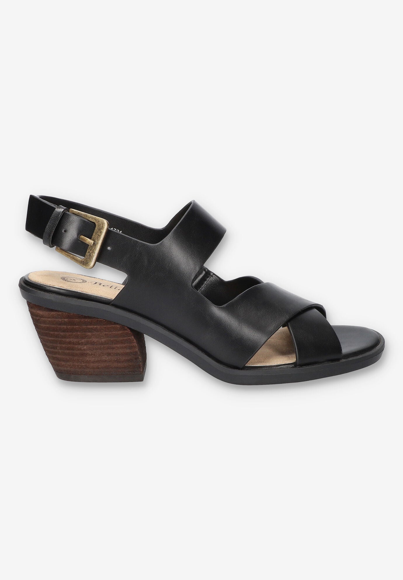 Cameron Block Heel Sandal, BLACK, alternate image number 2