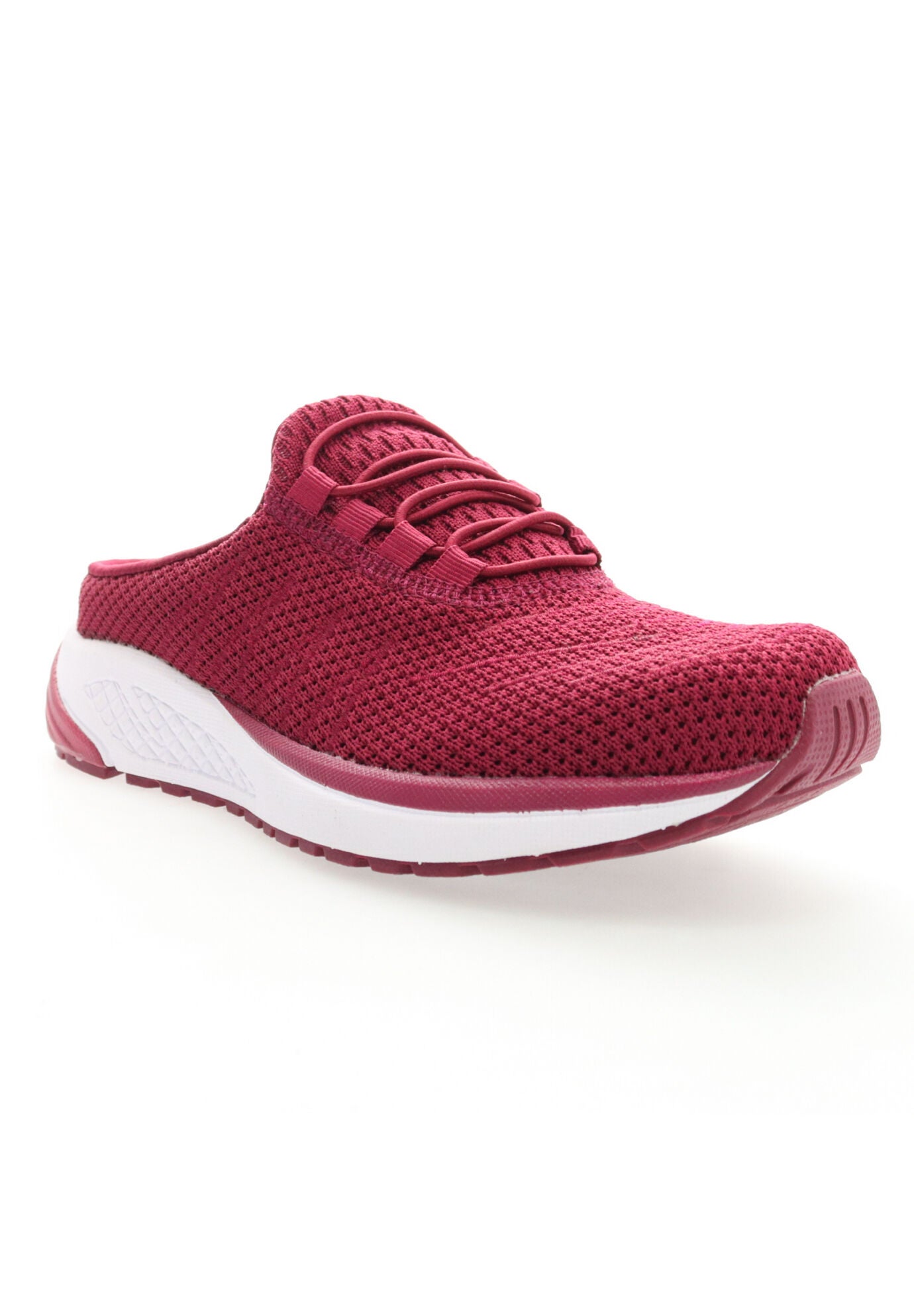 Tour Knit Slide Sneaker, WINE, hi-res image number 0