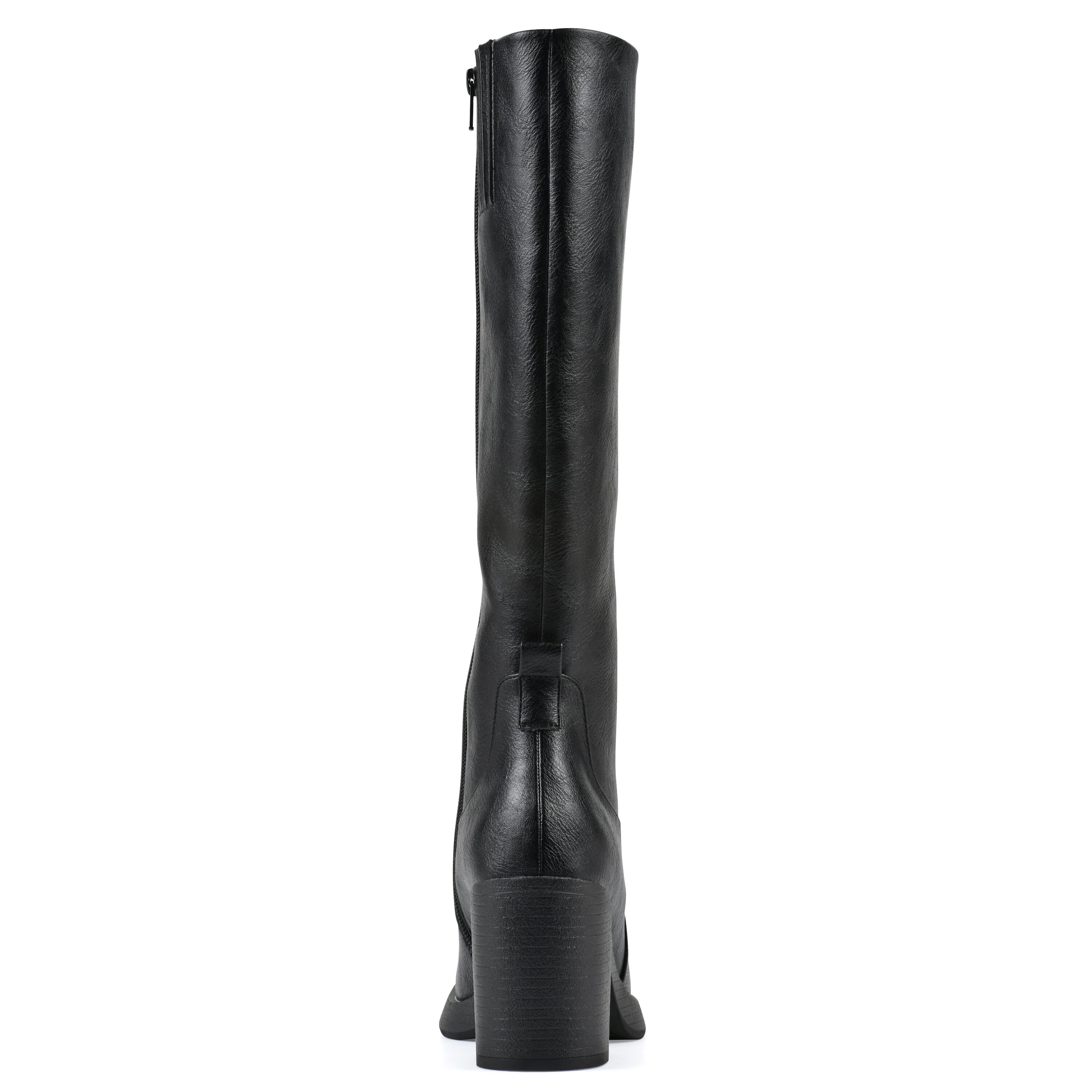 Mackle Tall Shaft Block Heel Boot, BLACK SMOOTH, on-hover image number 1
