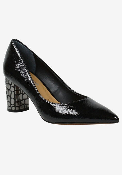 Vaneeta Pump , BLACK PATENT, hi-res image number null