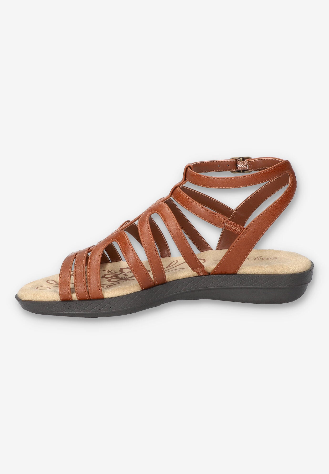 Daylily Gladiator Sandal, COGNAC, alternate image number 4