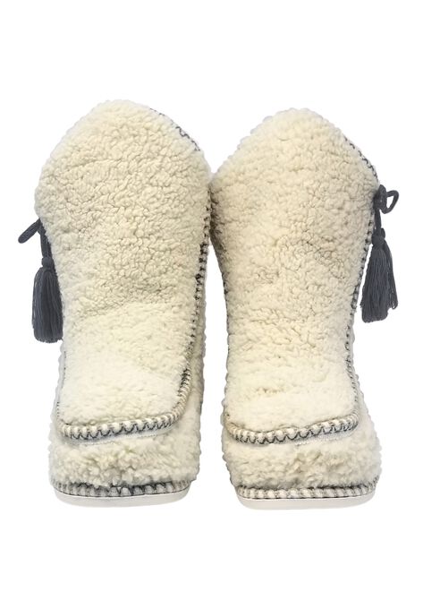 Berber Mocassin Boot Slippers, , alternate image number null