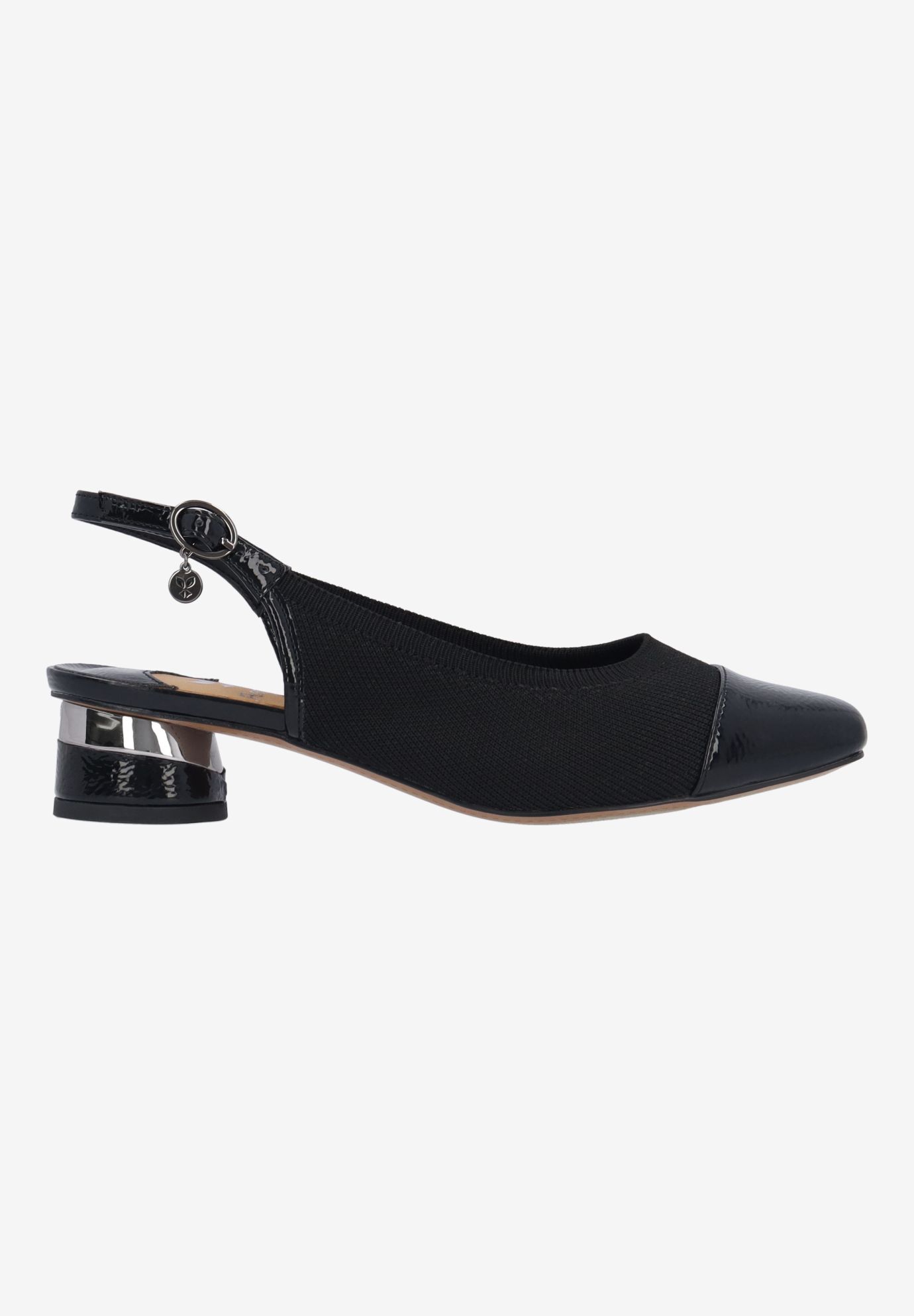 Givora Sling Back Pump, BLACK, alternate image number 3
