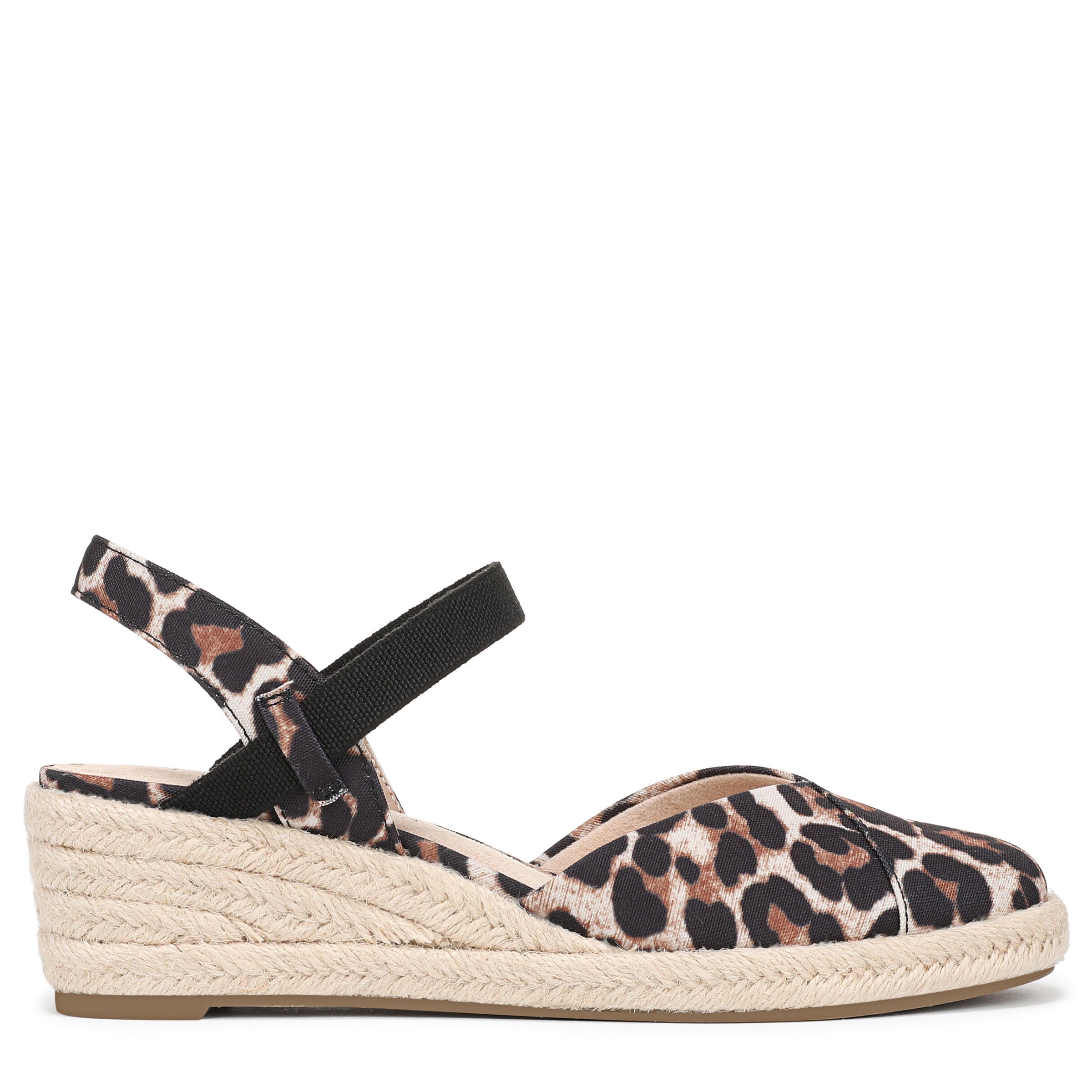 Pilar Wedge Sandal, LIGHT LEOPARD, alternate image number 3
