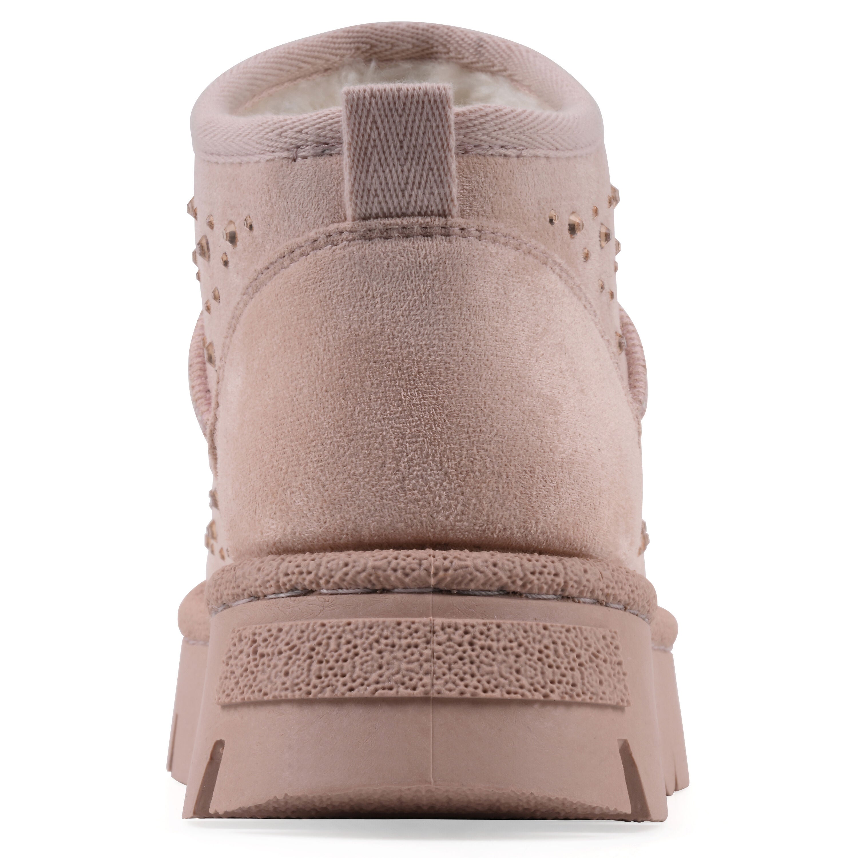 Tomas Faux Fur Bootie, BLUSH FAUX SUEDE, on-hover image number 1