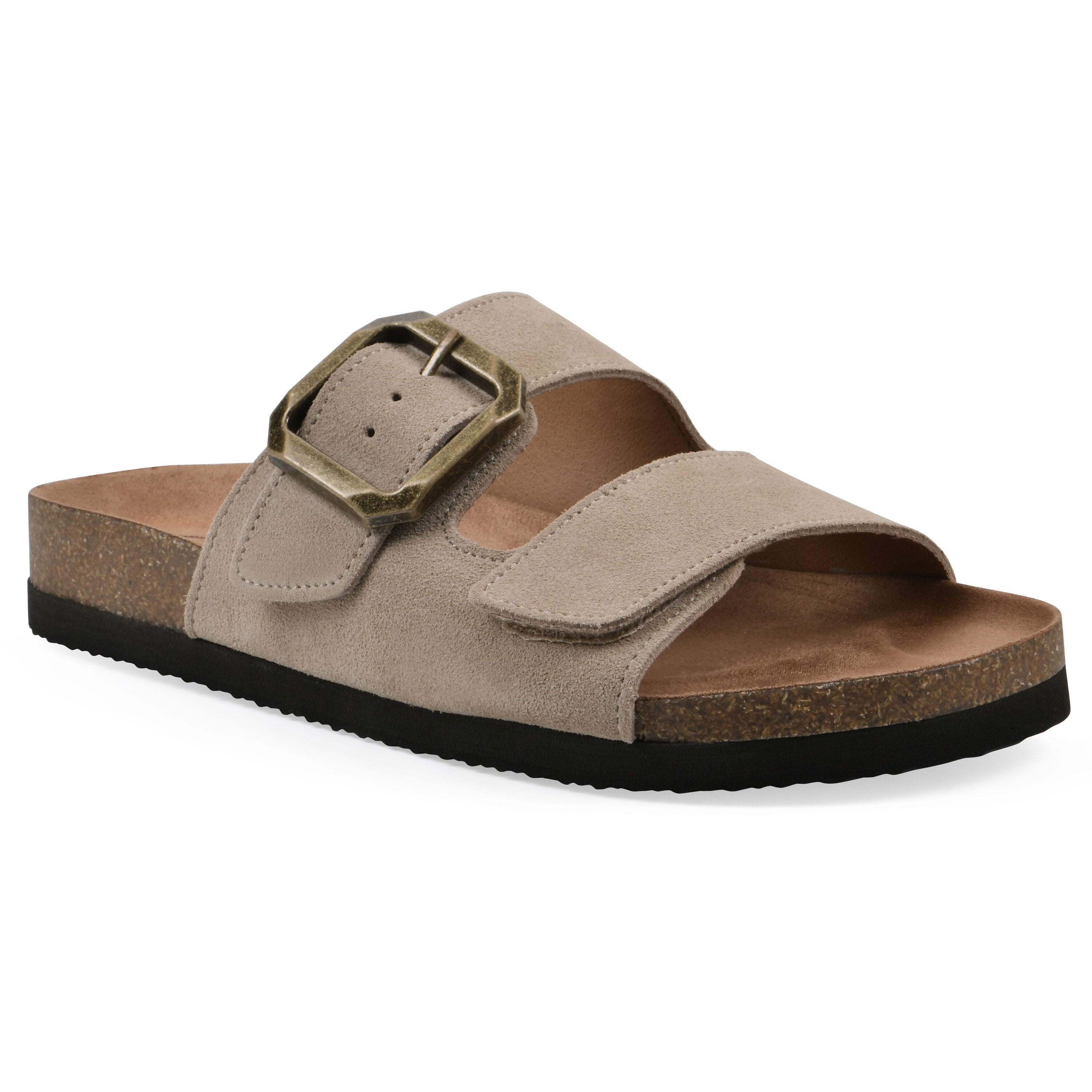 Hayloft Footbeds Sandal, SANDAL WOOD SUEDE, hi-res image number 0