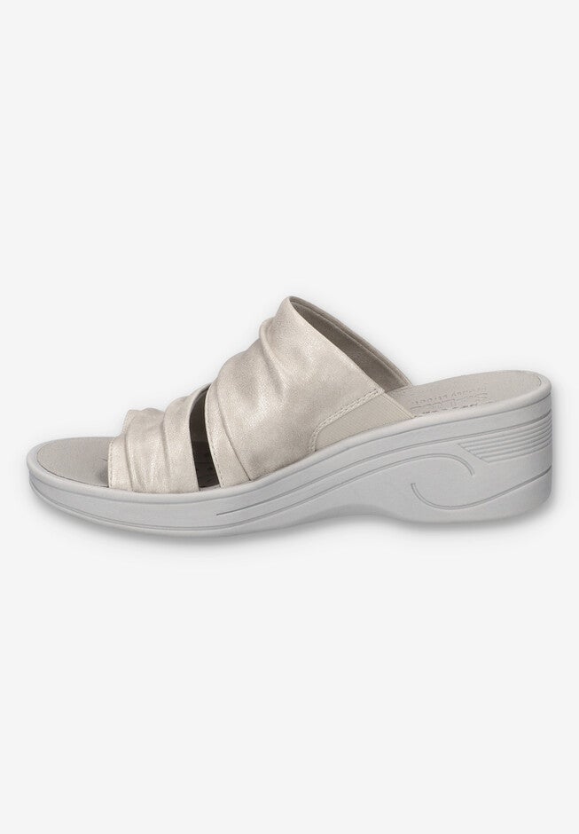Seeker Wedge Sandal, SILVER, alternate image number 4