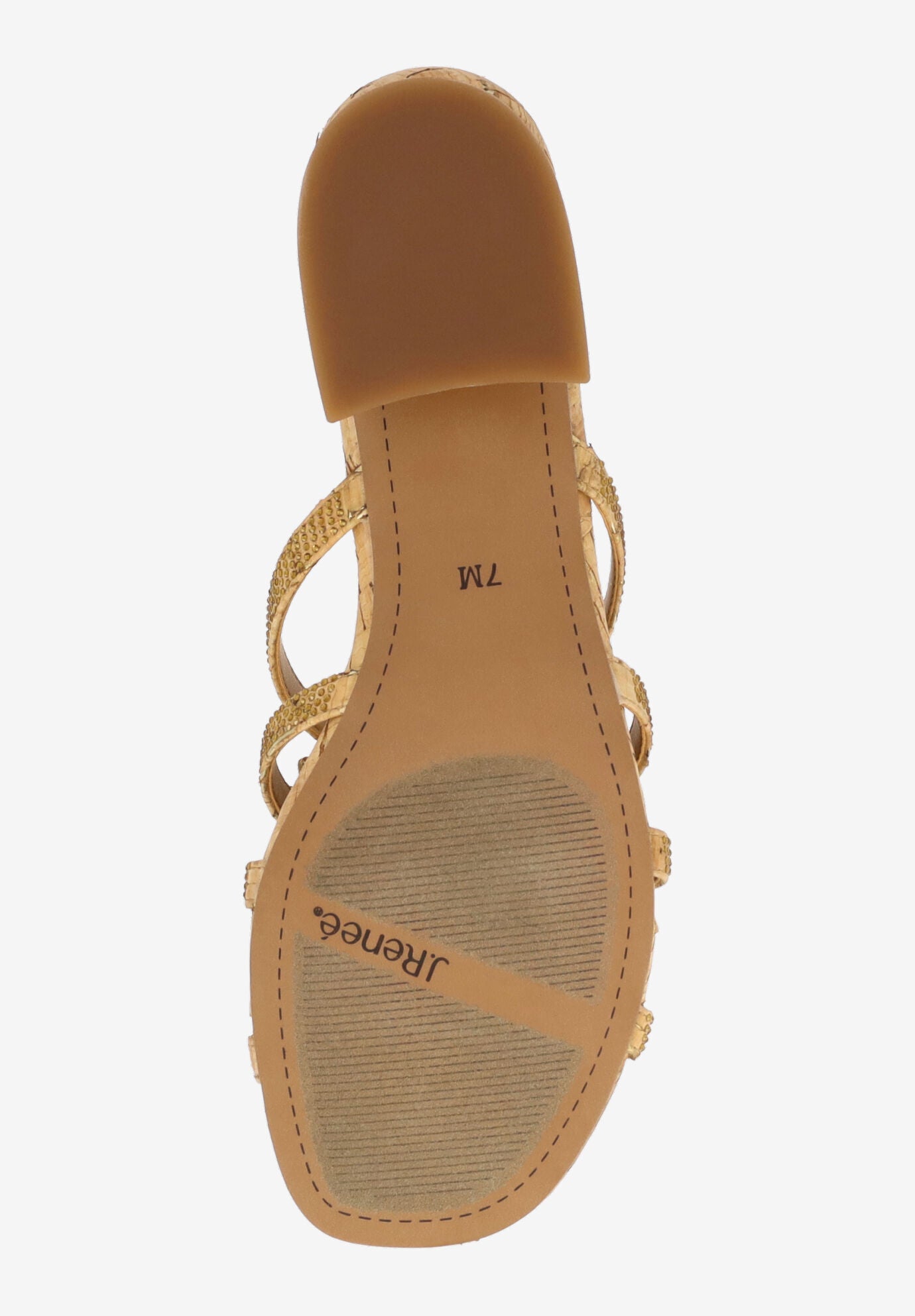 Butafly Strappy Sandal, NATURAL GOLD, alternate image number 6