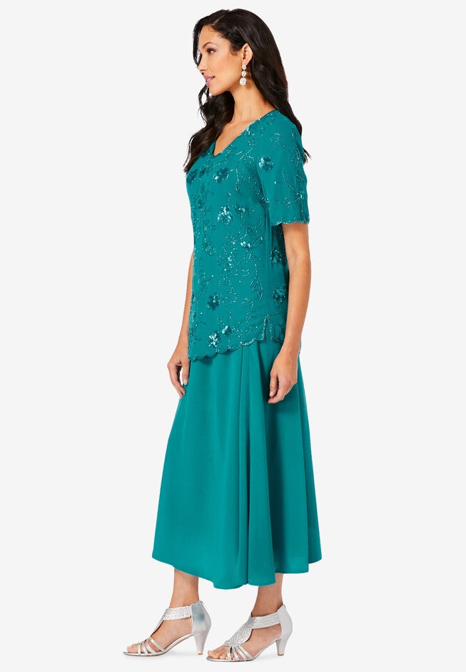 Long Georgette Skirt, , alternate image number null