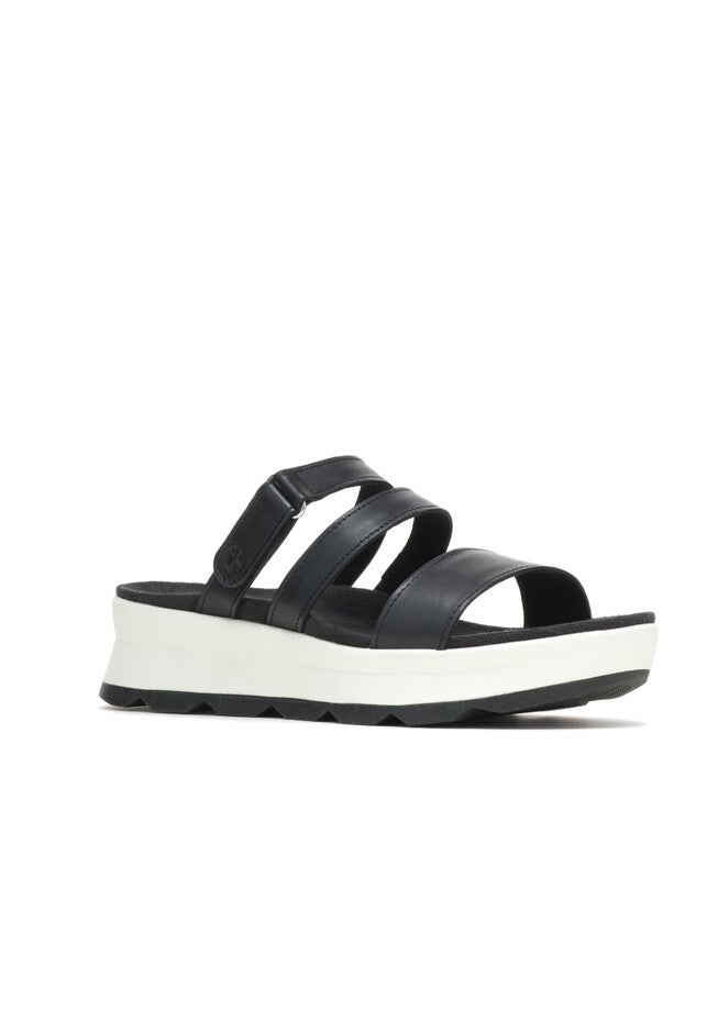 Andi Wedge Sandal, BLACK LEATHER, hi-res image number null