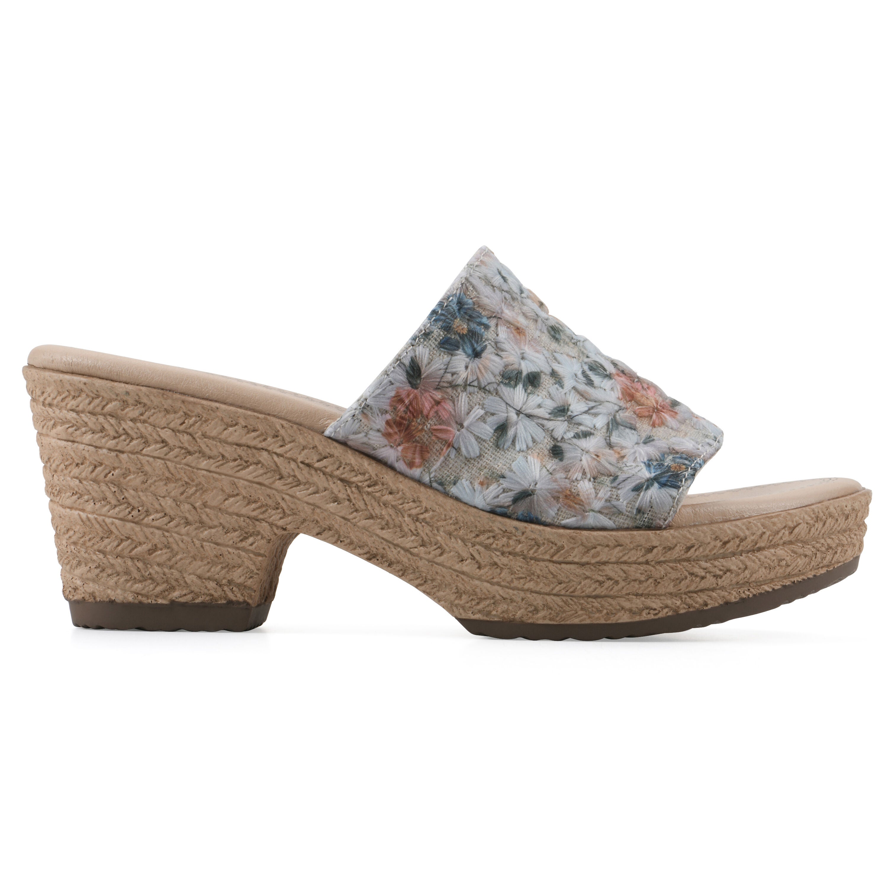 Biancia Wedge Sandal, LIGHT BLUE FLORAL, alternate image number 2